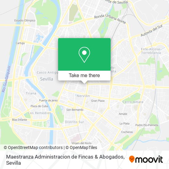 mapa Maestranza Administracion de Fincas & Abogados