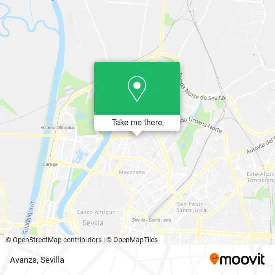 Avanza map