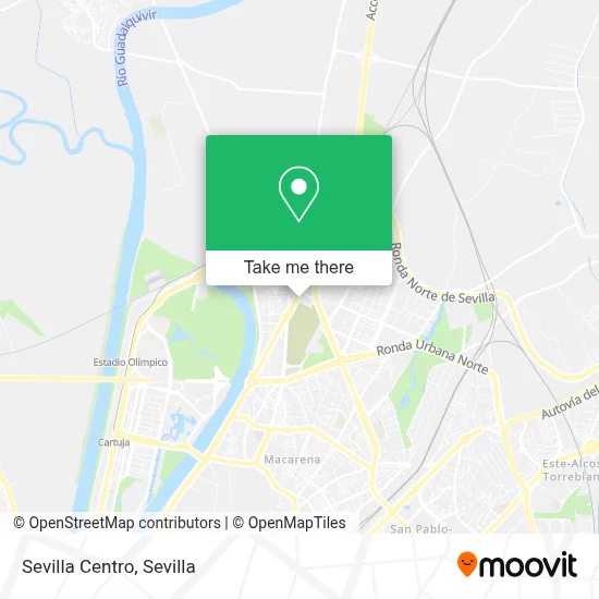Sevilla Centro map