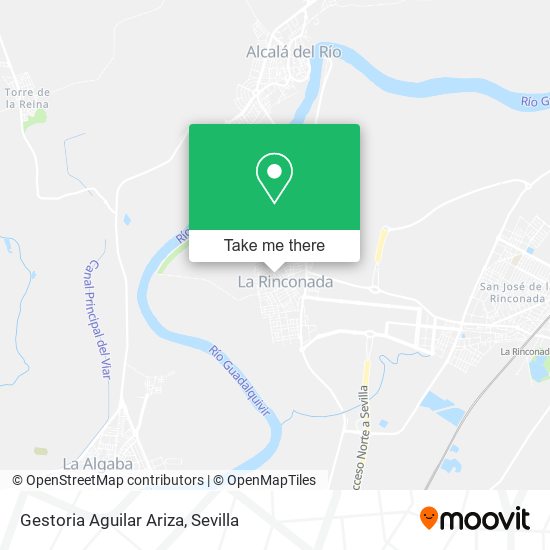 Gestoria Aguilar Ariza map
