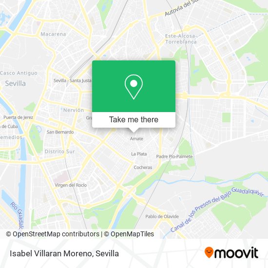 Isabel Villaran Moreno map
