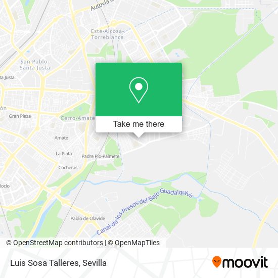 Luis Sosa Talleres map