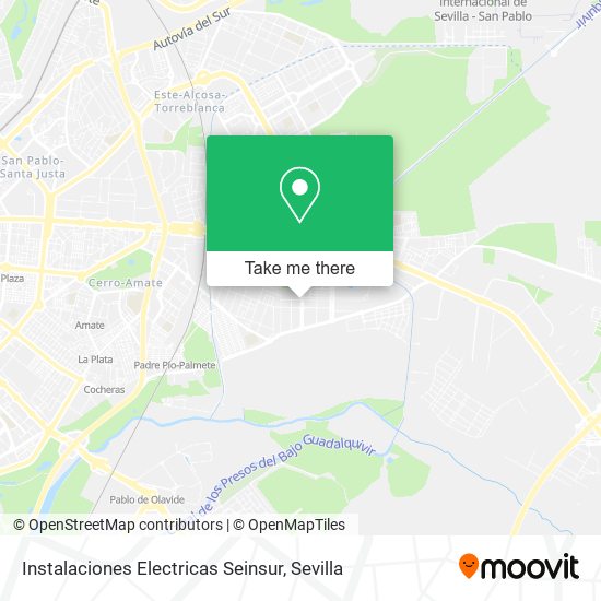 Instalaciones Electricas Seinsur map