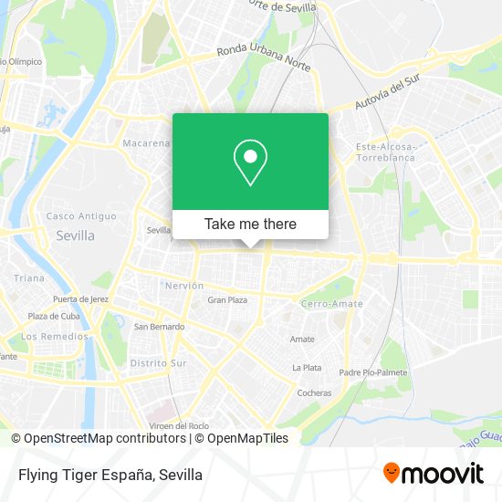 Flying Tiger España map