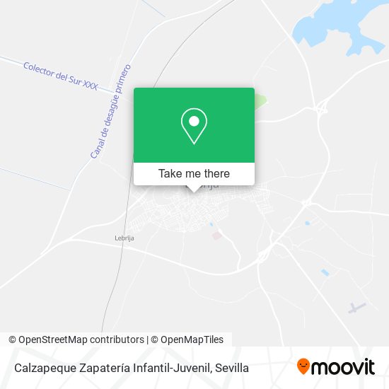 Calzapeque Zapatería Infantil-Juvenil map