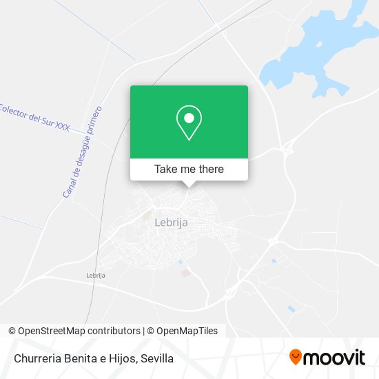 Churreria Benita e Hijos map