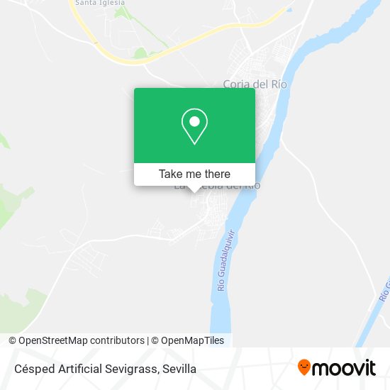 Césped Artificial Sevigrass map
