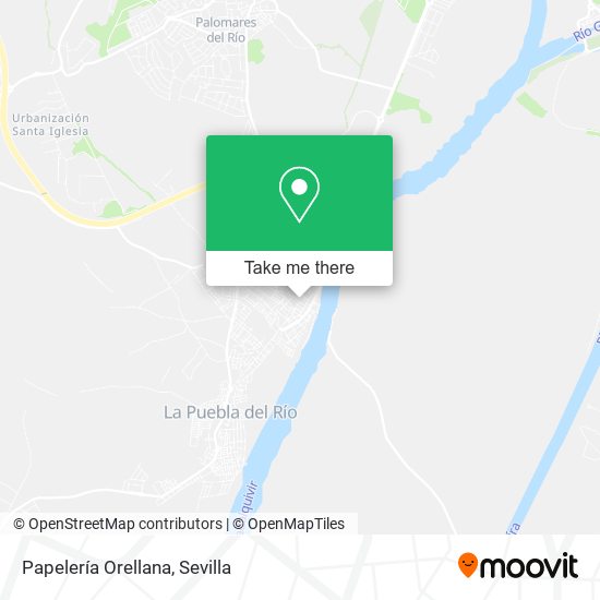 Papelería Orellana map