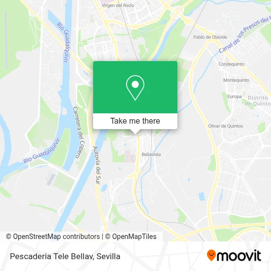 Pescaderia Tele Bellav map