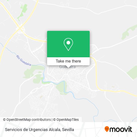 mapa Servicios de Urgencias Alcala