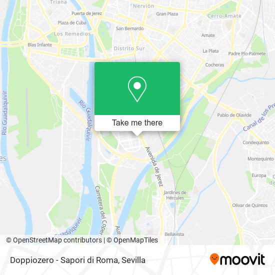 mapa Doppiozero - Sapori di Roma