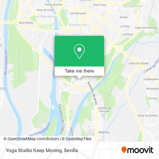 Yoga Studio Keep Moving map