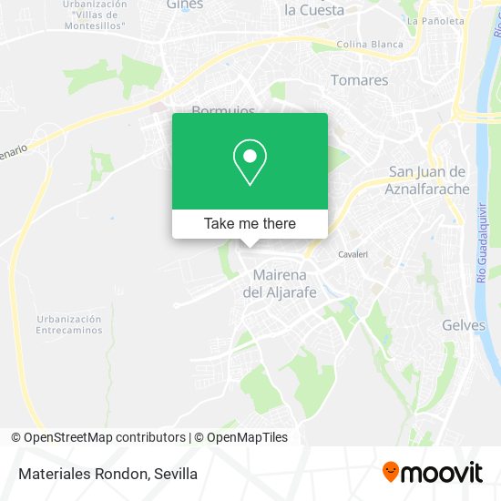 mapa Materiales Rondon