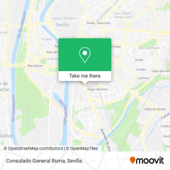 Consulado General Ruma map