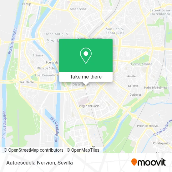 Autoescuela Nervion map