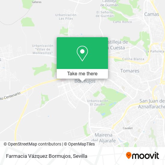 Farmacia Vázquez Bormujos map