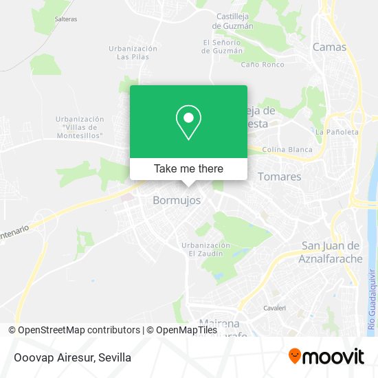 Ooovap Airesur map