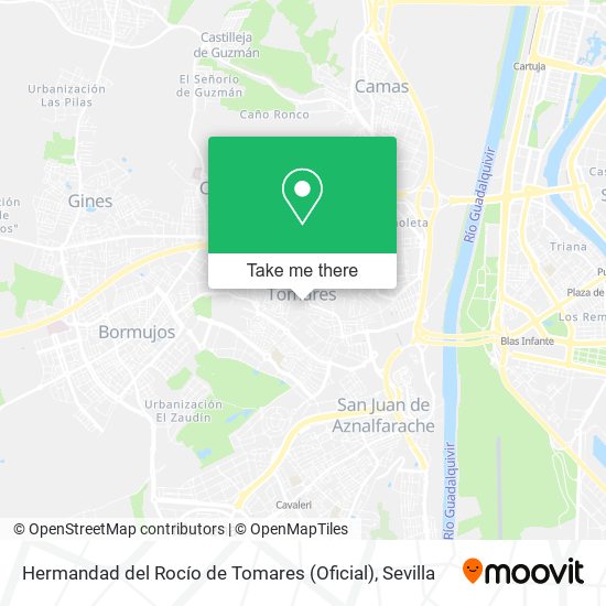 mapa Hermandad del Rocío de Tomares (Oficial)