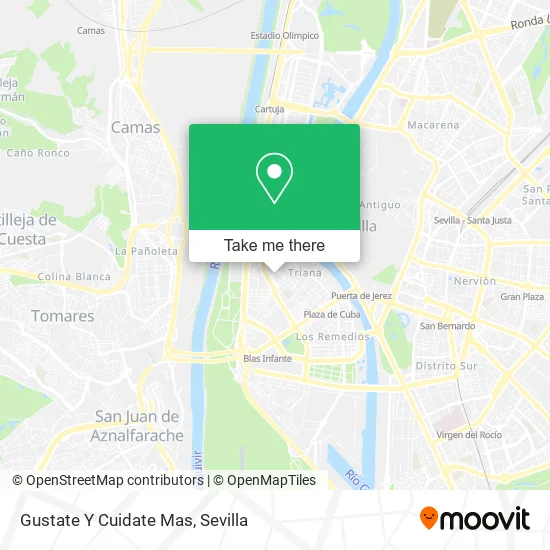 Gustate Y Cuidate Mas map