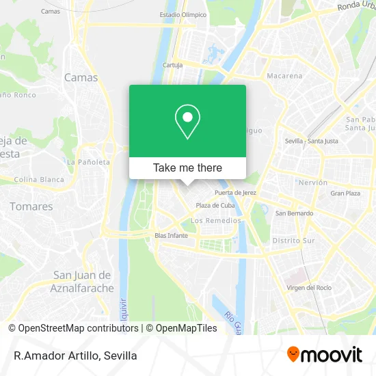 R.Amador Artillo map