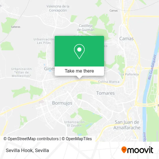 Sevilla Hook map