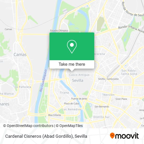 Cardenal Cisneros (Abad Gordillo) map