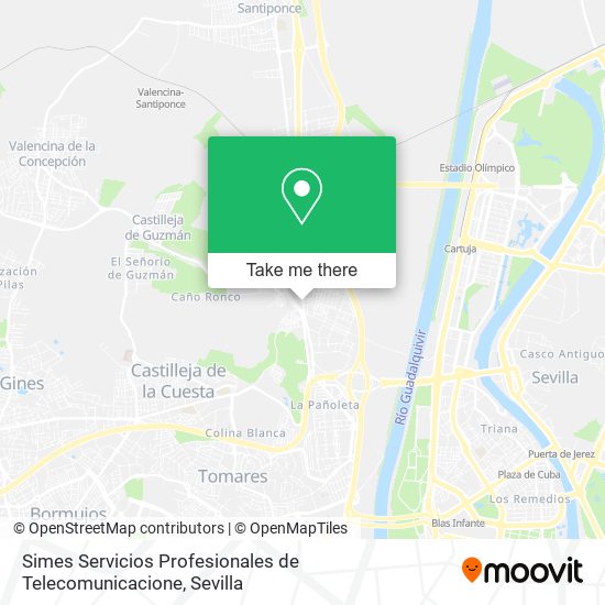 mapa Simes Servicios Profesionales de Telecomunicacione