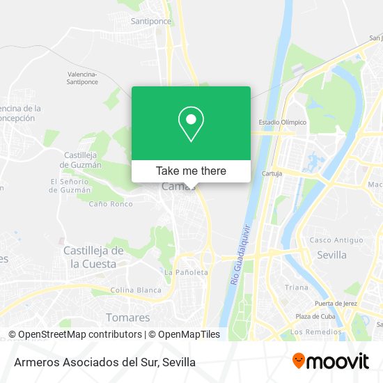 Armeros Asociados del Sur map
