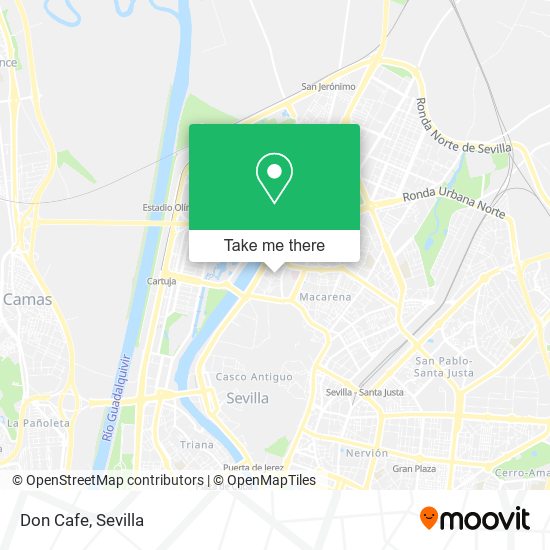 mapa Don Cafe