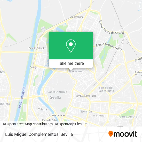 Luis Miguel Complementos map