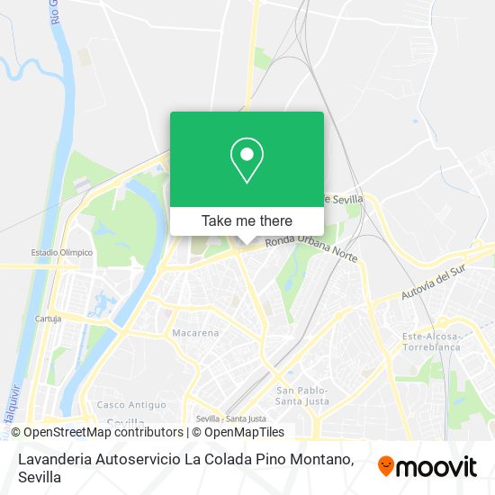 Lavanderia Autoservicio La Colada Pino Montano map