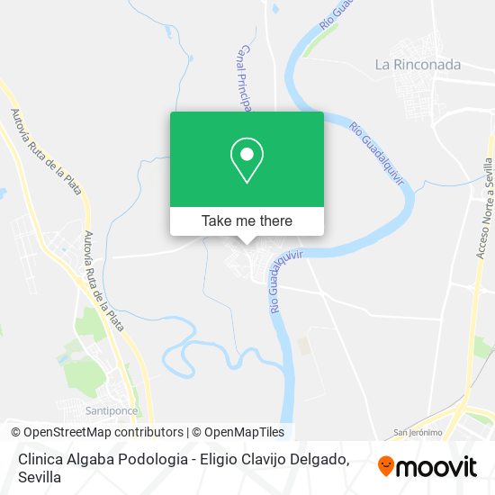 Clinica Algaba Podologia - Eligio Clavijo Delgado map