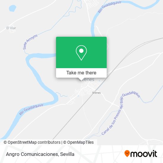 Angro Comunicaciones map