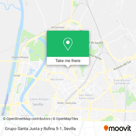 Grupo Santa Justa y Rufina 5-1 map