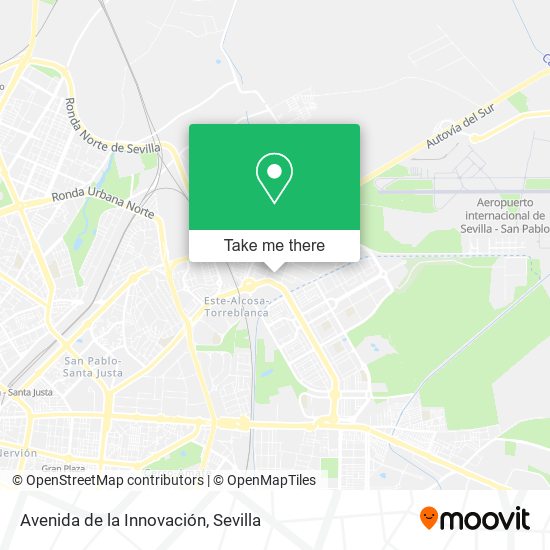 mapa Avenida de la Innovación