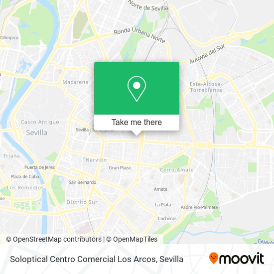 Soloptical Centro Comercial Los Arcos map