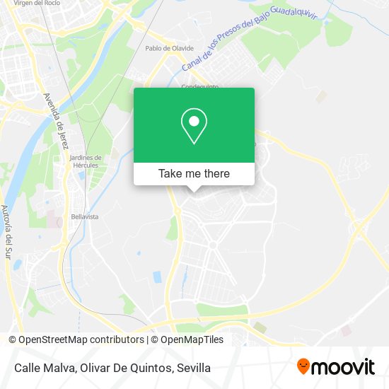 Calle Malva, Olivar De Quintos map
