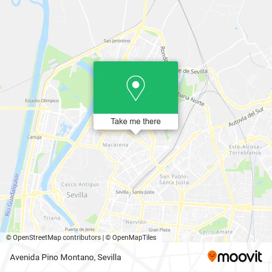 Avenida Pino Montano map