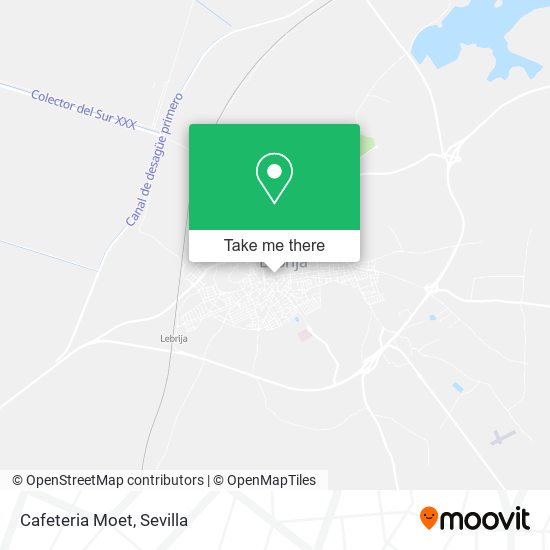 Cafeteria Moet map