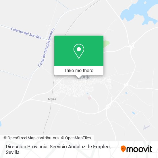 Dirección Provincial Servicio Andaluz de Empleo map