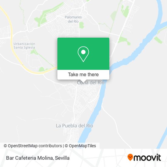 Bar Cafeteria Molina map