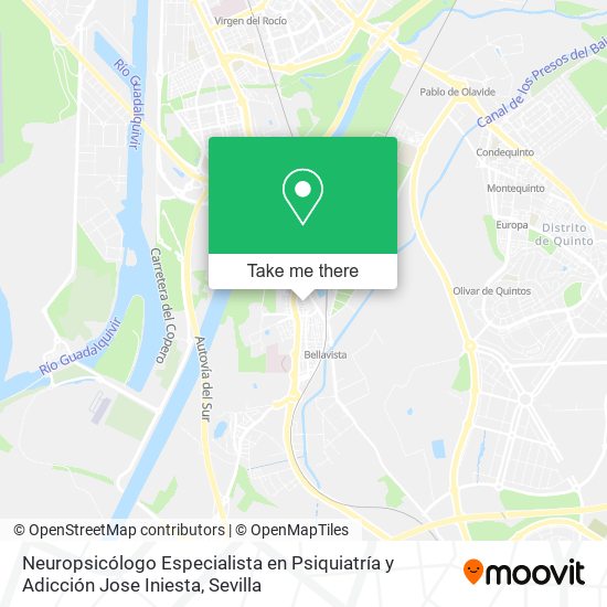 Neuropsicólogo Especialista en Psiquiatría y Adicción Jose Iniesta map