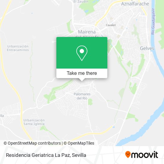 Residencia Geriatrica La Paz map