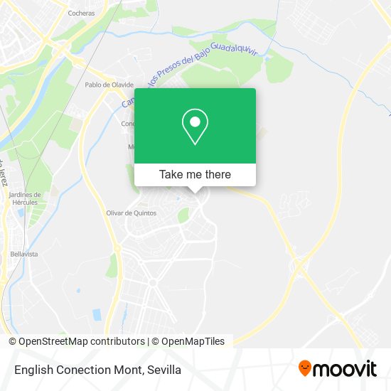 English Conection Mont map