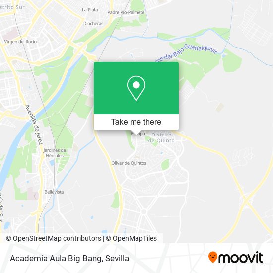 Academia Aula Big Bang map