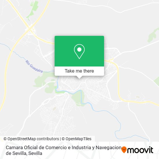 Camara Oficial de Comercio e Industria y Navegacion de Sevilla map