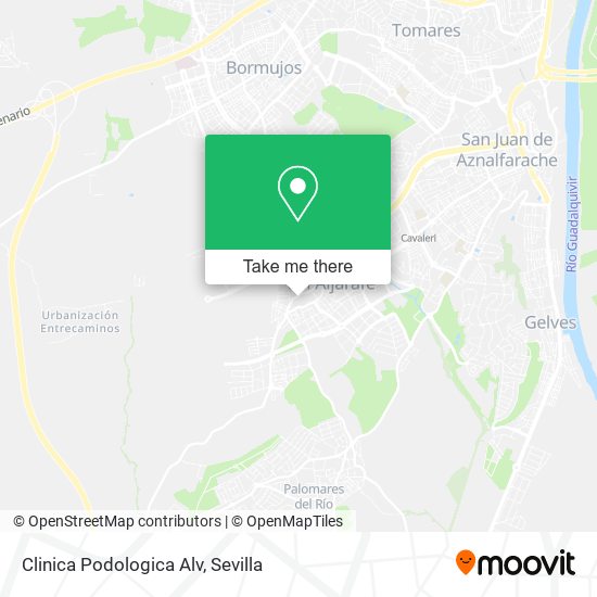Clinica Podologica Alv map
