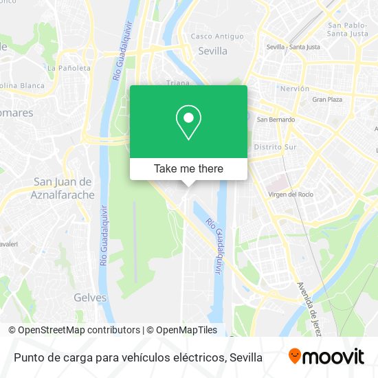 Punto de carga para vehículos eléctricos map