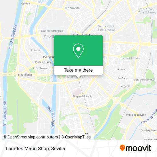 Lourdes Mauri Shop map