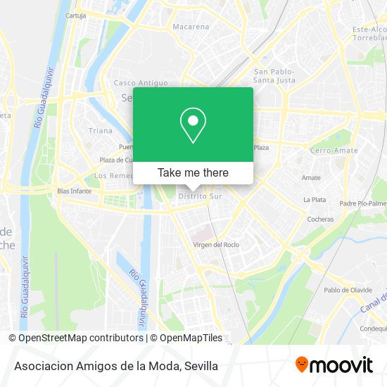 Asociacion Amigos de la Moda map